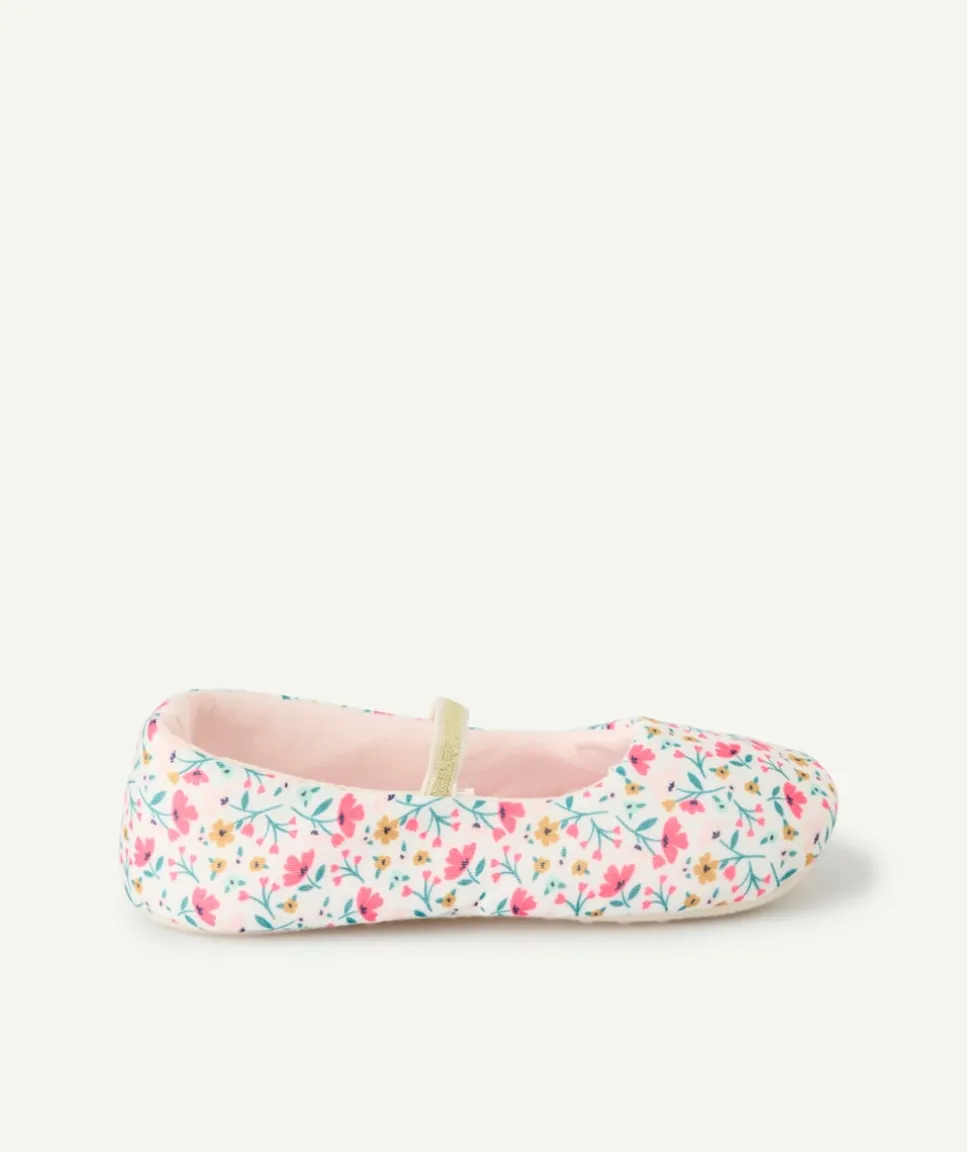 Ballerines fille imprimé floral