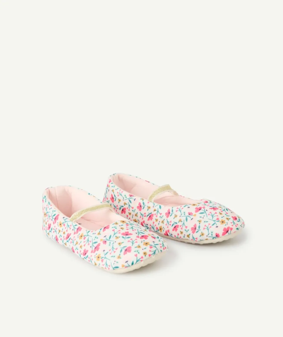 Ballerines fille imprimé floral