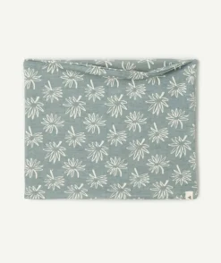 Bandana bébé garçon imprimé fleuri