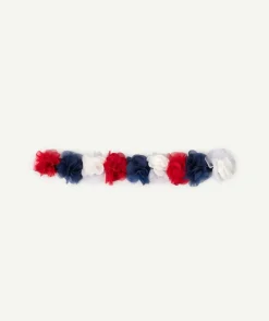 Bandeau fille fleurs multicolores coupe du monde