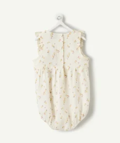 Barboteuse naissance fille imprimé