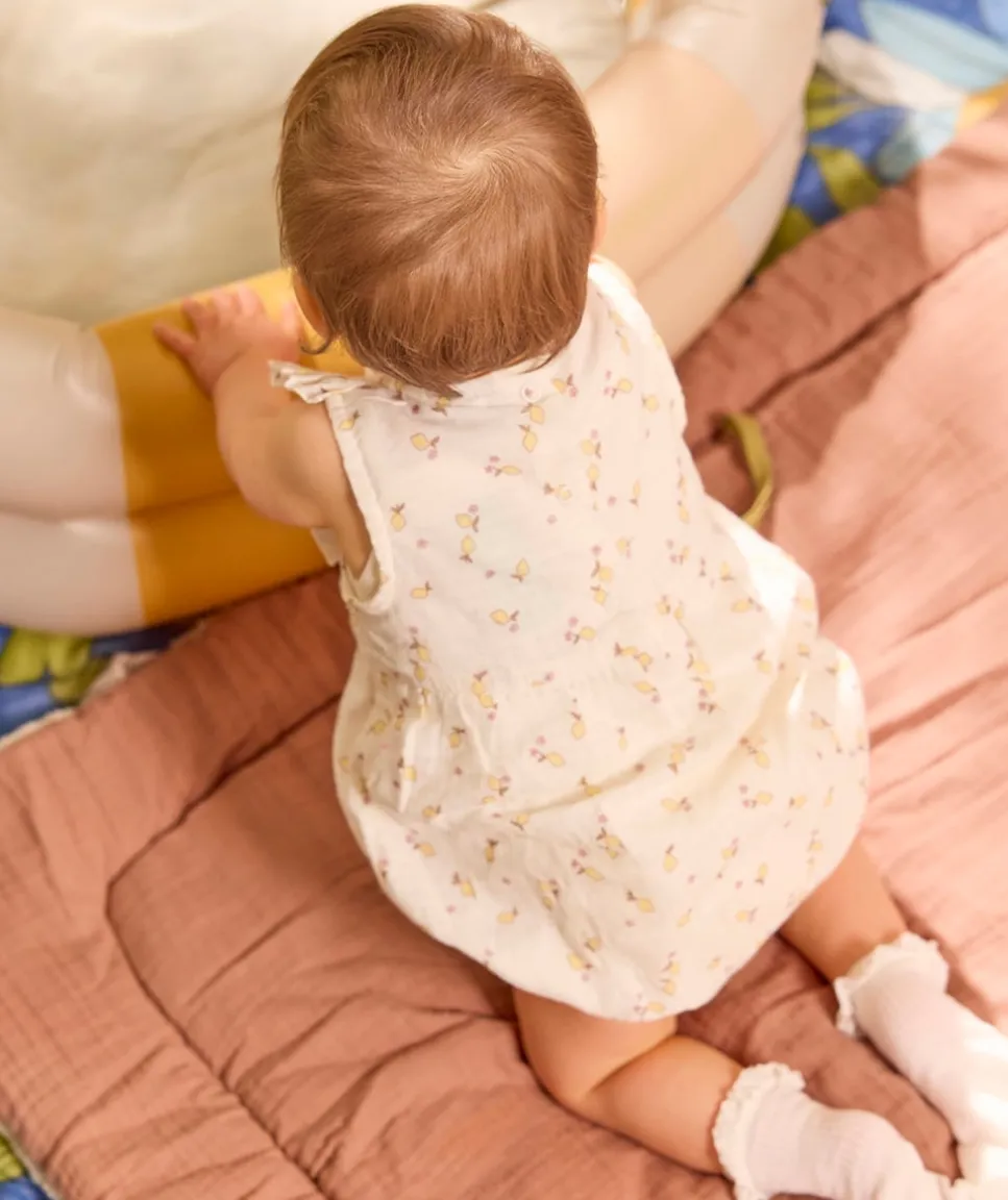 Barboteuse naissance fille imprimé
