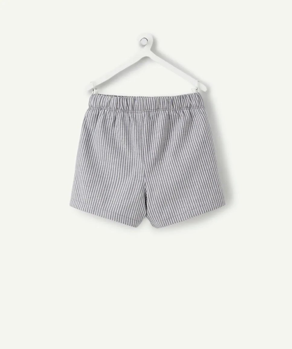 Bermuda bébé garçon rayé