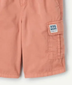 Bermuda cargo garçon terracotta