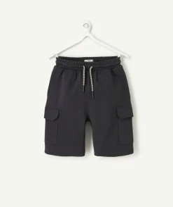 Bermuda garçon cargo noir