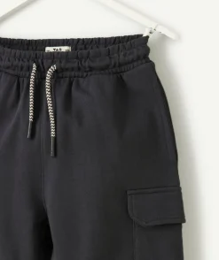 Bermuda garçon cargo noir