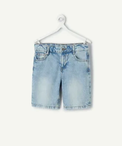 Bermuda garçon droit denim