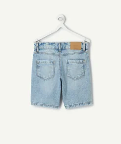 Bermuda garçon droit denim