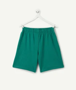 Bermuda garçon droit vert