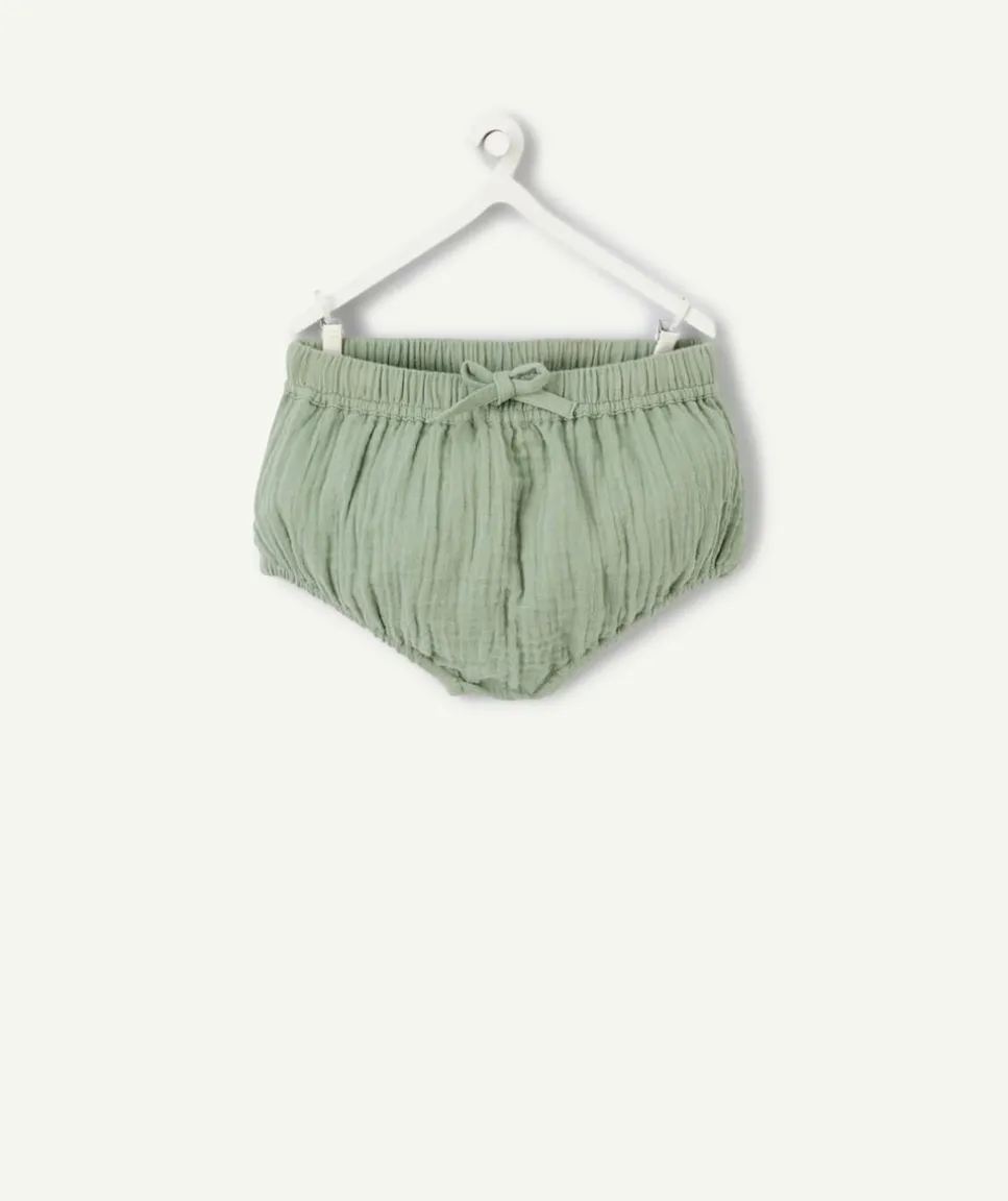 Bloomer naissance garçon vert en coton