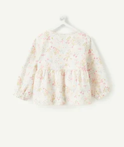 Blouse bébé fille coton imprimé floral