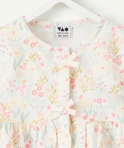 Blouse bébé fille coton imprimé floral