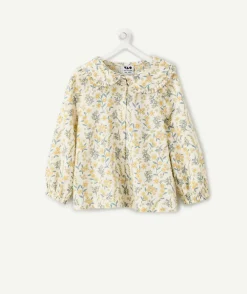 Blouse bébé fille imprimée fleurs