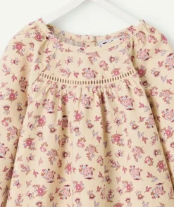 Blouse bébé fille imprimé floral