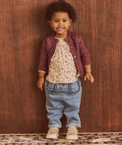 Blouse bébé fille imprimé floral