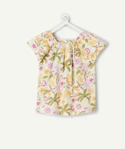 Blouse bébé fille imprimé floral