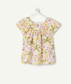 Blouse bébé fille imprimé floral
