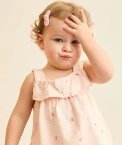 Blouse bébé fille imprimé fraises