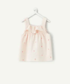 Blouse bébé fille imprimé fraises