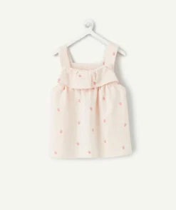 Blouse bébé fille imprimé fraises
