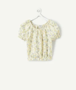 Blouse fille imprimé floral