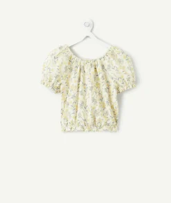 Blouse fille imprimé floral