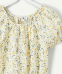 Blouse fille imprimé floral
