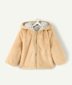 Blouson bébé fille kaki et beige 3en1 amovible