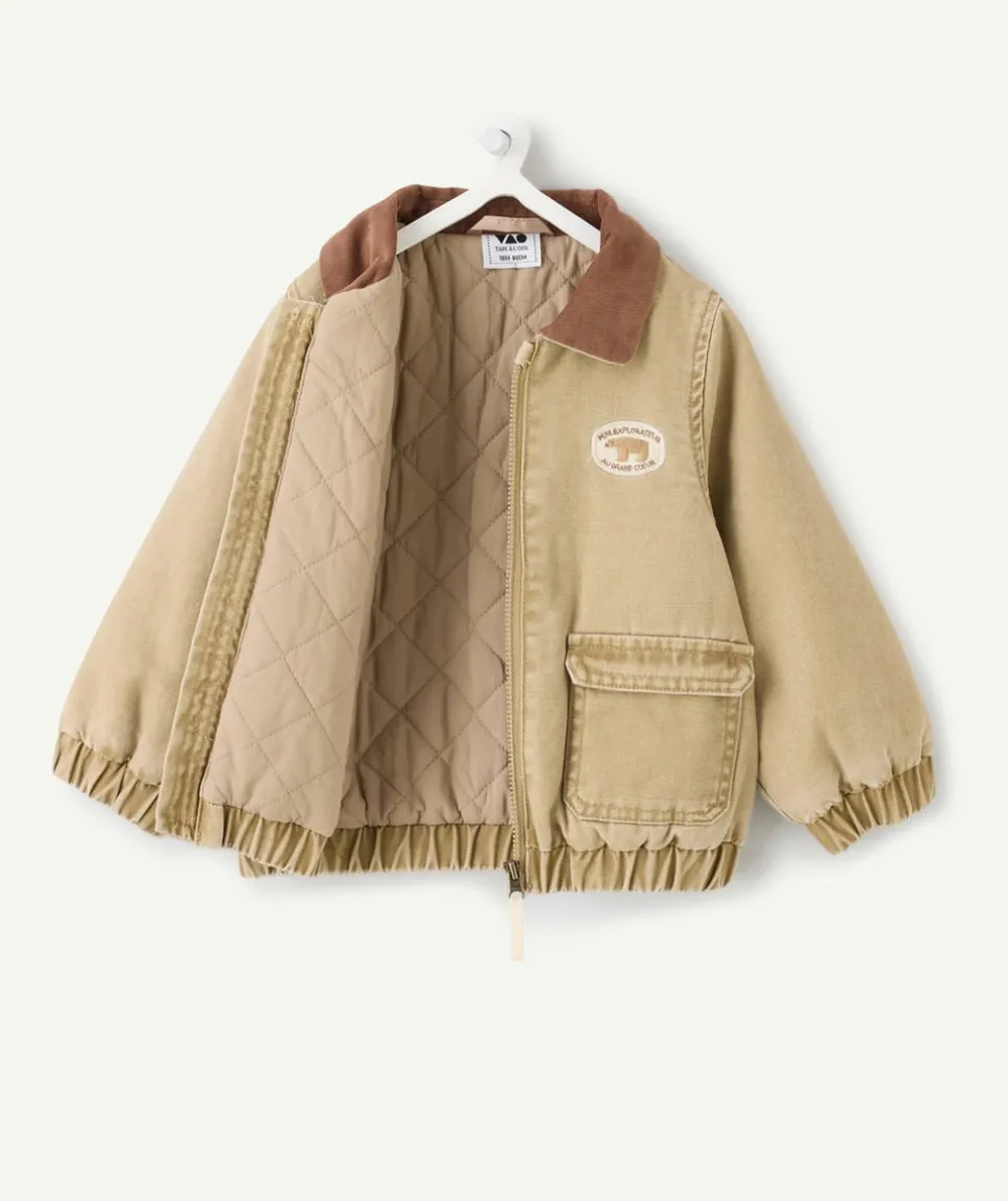 Blouson bébé garçon beige