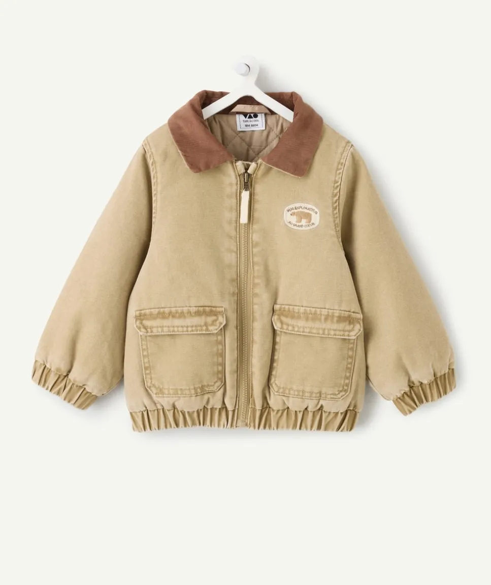 Blouson bébé garçon beige