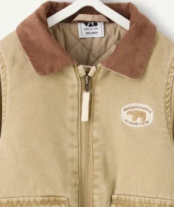 Blouson bébé garçon beige
