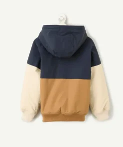 Blouson à capuche garçon colorblock
