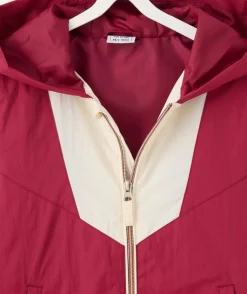 Blouson fille colorblock avec capuche