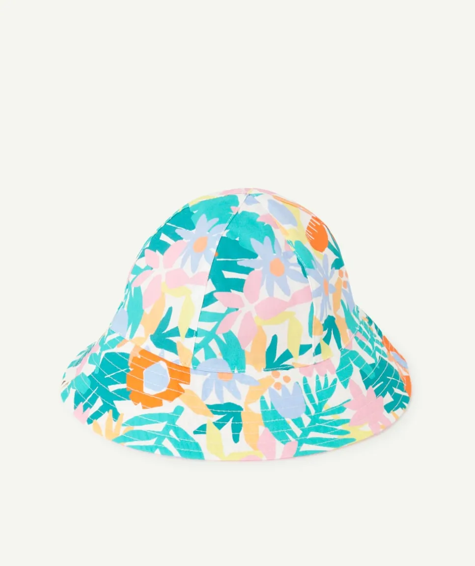 Bob bébé fille avec imprimé feuille et patch brodé
