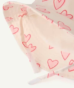 Bob bébé fille imprimé cœurs coton