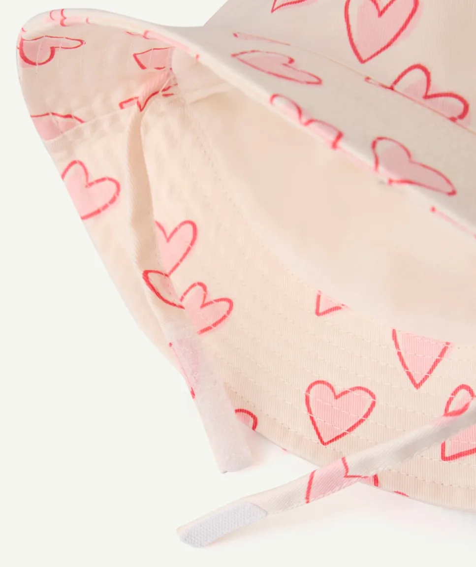 Bob bébé fille imprimé cœurs coton
