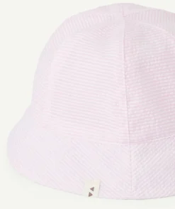 Bob bébé fille rayé rose