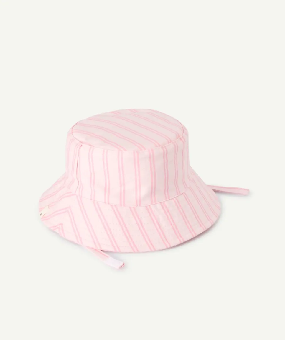 Bob bébé fille rose rayé