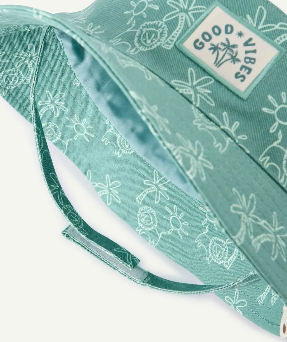 Bob bébé garçon vert imprimé