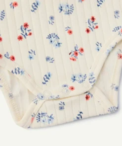 Body manches longues bébé fille imprimé floral