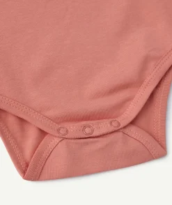 Body manches longues bébé fille rose