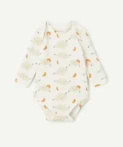 Body manches longues bébé garçon imprimé nuages