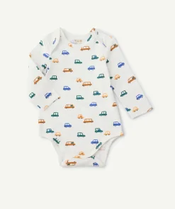Body manches longues bébé garçon imprimé voitures