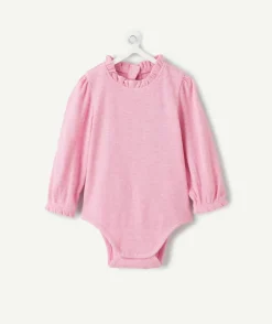 Body t-shirt bébé fille rose