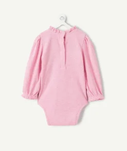 Body t-shirt bébé fille rose