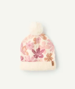 Bonnet bébé fille imprimé fleurs