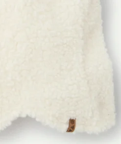 Bonnet garçon bébé écru doublé moumoute
