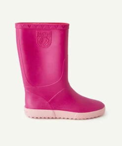 Bottes de pluie fille fuschia