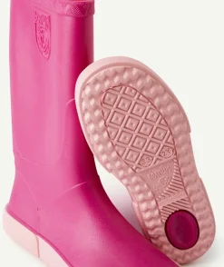 Bottes de pluie fille fuschia