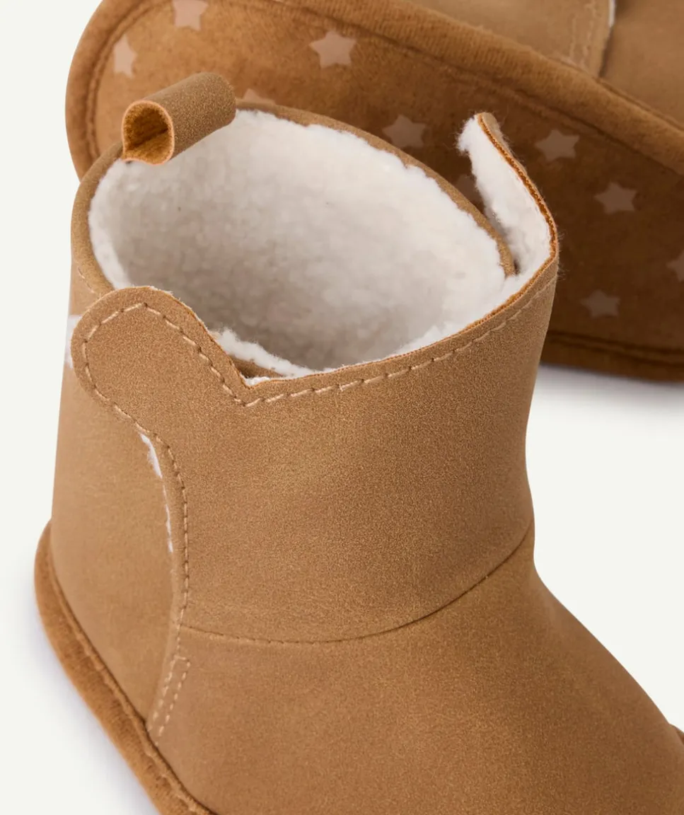 Bottines bébé garçon camel